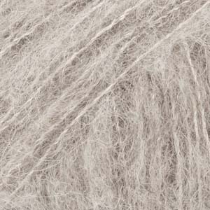 DROPS BRUSHED ALPACA SILK 02, light grey / šviesiai pilka