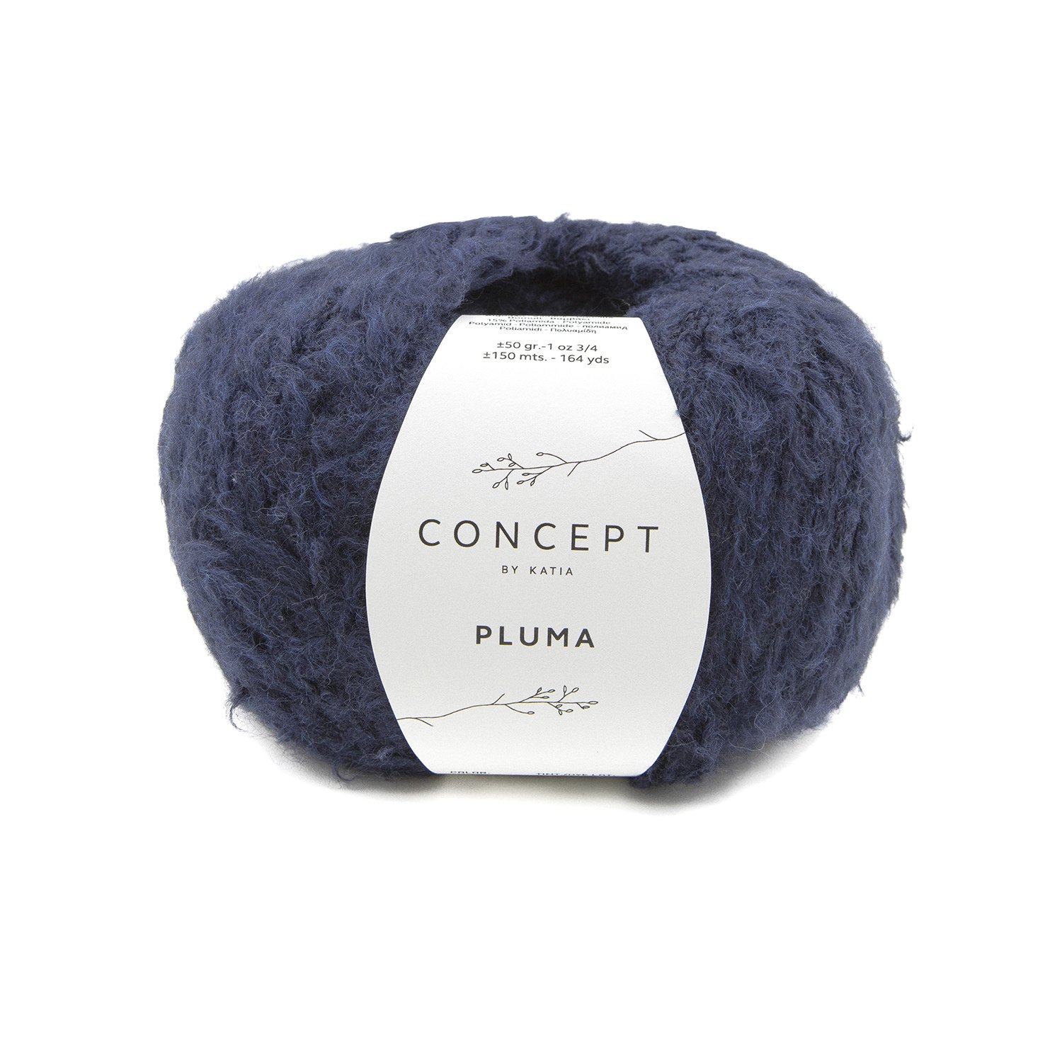 Katia Pluma 80, dark blue / tamsi mėlyna