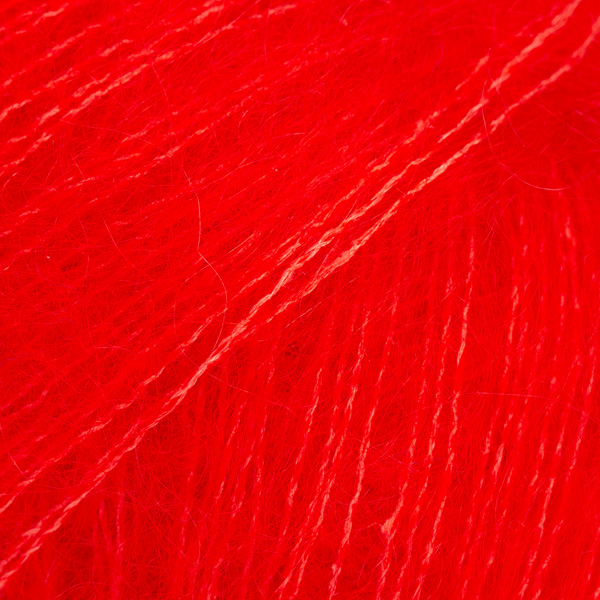 DROPS Kid-Silk 61, hot red / ryški raudona