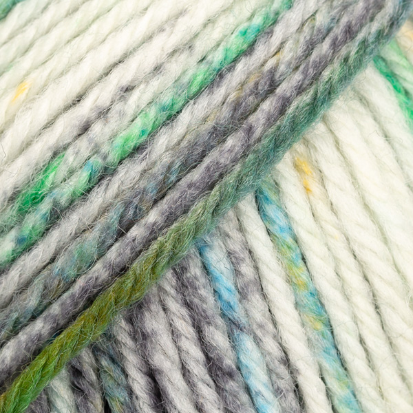 DROPS Fiesta Long Print 20, northern lights / šiaurės pašvaistė
