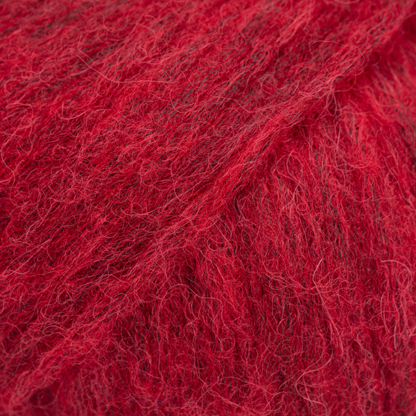 DROPS Air 44, crimson red / tamsiai raudona