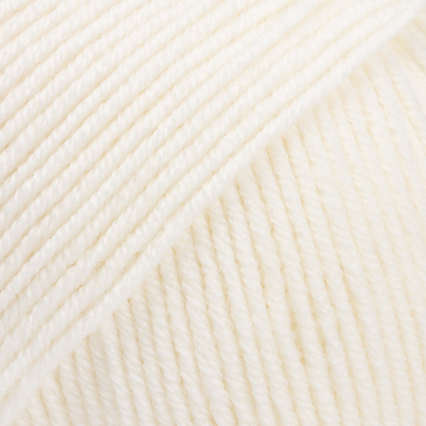 DROPS Baby Merino 02, off white / prigesinta balta