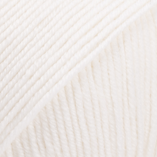 DROPS Baby Merino 01, white / balta