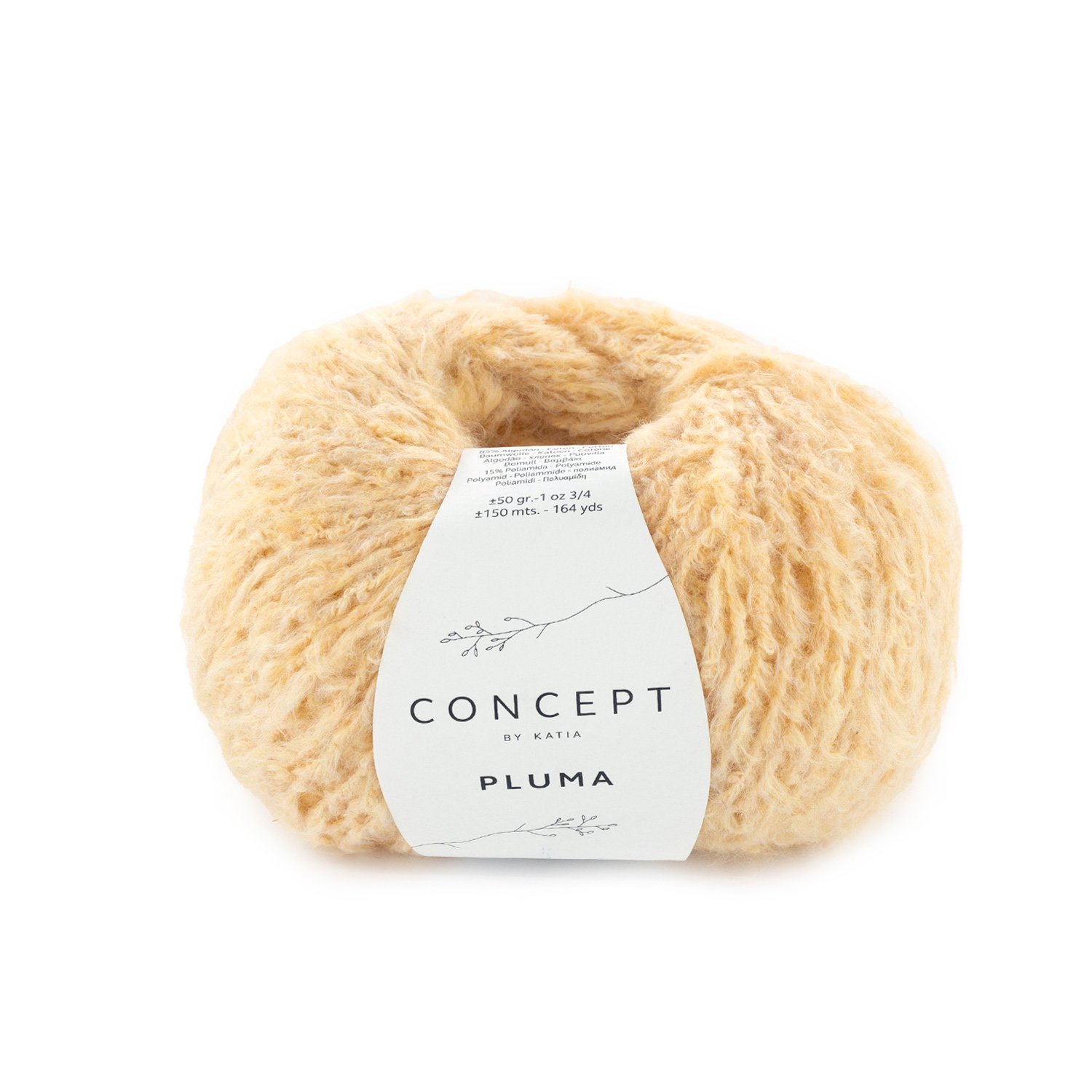 Katia Pluma 96, peach / persikas
