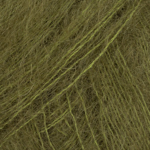 DROPS Kid-Silk 66, dark olive / tamsi alyvinė